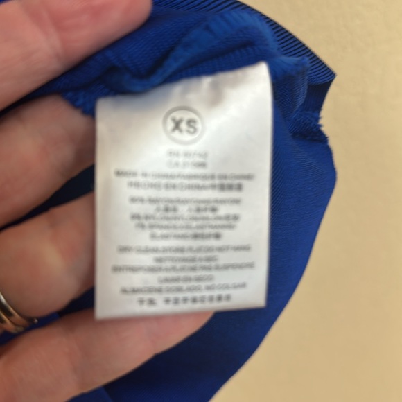 Herve Leger Blue Mini Dress - Picture 5 of 6